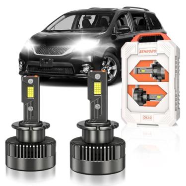 Imagem de SENROBO Adequado apenas para lâmpadas de xenon Toyota 2011-2017 Sienna 2009-2016 Venza Avalon D4S, substituição de luz HID de projetor 35W, 30000LM 600% mais brilhante D4SC1 Bi-xenon Light, 6000K