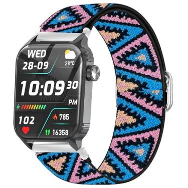 Imagem de Compatível com pulseiras TRAUSI para relógios inteligentes, elásticos elásticos de liberação rápida, acessórios de substituição ajustáveis para homens e mulheres, compatível com relógios inteligentes