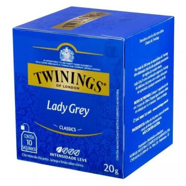 Imagem de Cha Twinings Preto 20G DP com 10 Saches Lady Grey
