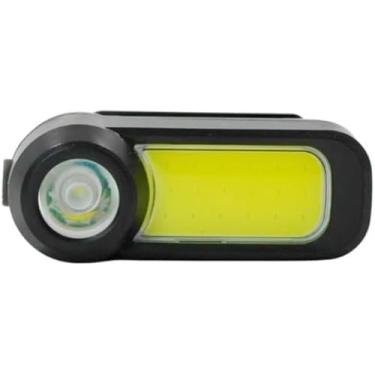 Imagem de Lanterna de Cabeça LED COB Mini Recarregável USB – 2 Modos de Iluminação e Longo Alcance – Ideal para Camping, Trilhas, Pesca e Trabalho Noturno
