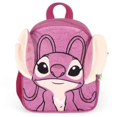 Imagem de Lancheira Térmica Escolar Juvenil Peluciada Stitch - Luxcel, Rosa