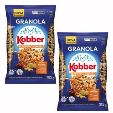 Imagem de Granola Cereal Integral Kobber 250g Tradicional Mel Fibras Unidade ou 