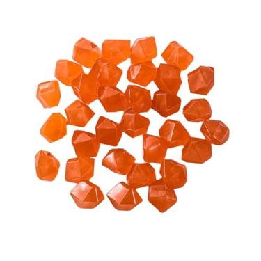 Imagem de 200 peças de Pedras que Brilham no Escuro em Forma Diamante Pedra Fluorescente para Decoração Aquário Paisagem Aquática Jardim Caminho