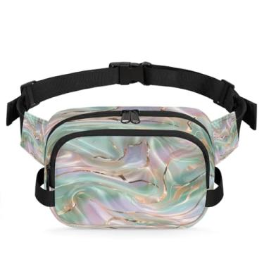 Imagem de Pochete colorida de animais de morcego para mulheres e homens com alça ajustável, bolsa transversal, bolsa de peito, bolsa tiracolo, Cor 23