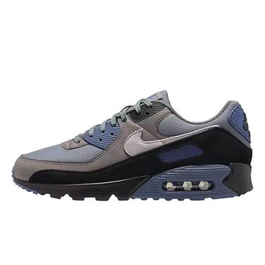 Imagem de Nike Air Max 90, tênis masculino, Cinza fumê cinza fumê azul difuso, 40