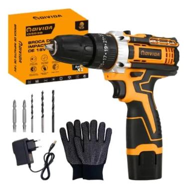 Imagem de Parafusadeira E Furadeira De Impacto 18v À Bateria
