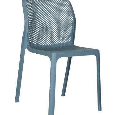 Imagem de Cadeira para Sala de Jantar em Polipropileno Capri Azul Sonho Distante