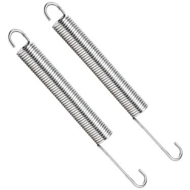 Imagem de Basysion Substituição de molas reclináveis de 18 cm – Mecanismo de tensão de substituição para poltronas de sofá com gancho de pescoço longo, pacote com 2