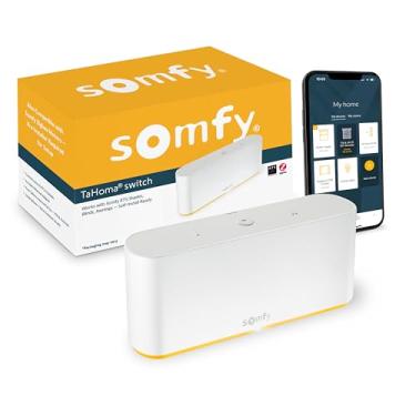 Imagem de Somfy Hub de comutação TaHoma para motores RTS – App & Voice Control – Cenas e agendamentos – Inclui adaptador Ethernet – Compatível com persianas motorizadas, persianas, cortinas, toldos somfy