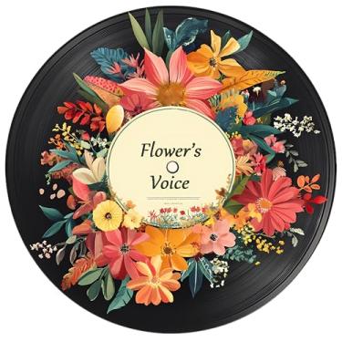 Imagem de Acrílico colorido Suncatcher, decoração de janela suspensa de flores com design de vitral impresso, apanhador de sol, arte de parede de arco-íris, ornamentos de Natal para uso interno e externo 19,8 x