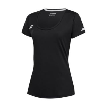 Imagem de Babolat Camiseta feminina Play CS Top 3wp2011 sem fichas 3wp2011, Preto, P
