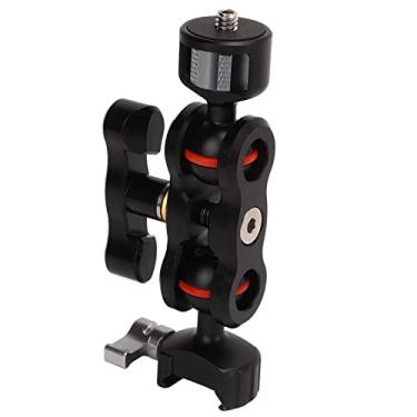 Imagem de aqxreight Clipe de Braço de Ajuste de 360 ​​graus Com Saída de Parafuso de 4 Polegadas Braçadeira de Calha Vida útil Braço de Parafuso Com CabeçasBraço Mágico Com Cabeças Esféricas Adaptador de