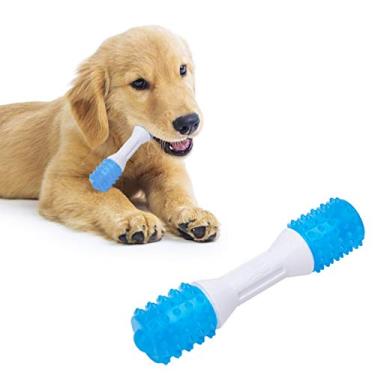 Imagem de ONTWOPETS Brinquedos De Mastigar Para Dentição Filhotes Até 88 Libras Dentais Cães Mastigadores Suaves Promove A Saúde Bucal Reduz O Desconforto Da Tédio Refresca Hálito Feito Com Borracha Pu 7 Pole