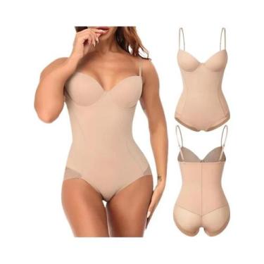Imagem de Body Shaper Feminino Com Controle De Barriga E Sutiã Embutido, Macacão