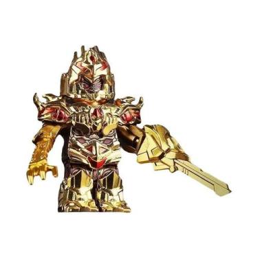 Imagem de Figura De Ação Mini Optimus Prime Edição Ouro, Brinquedo De Blocos De 