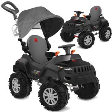 Imagem de Carrinho de Passeio Pedal Bandeirante Superjipe Capota Preto