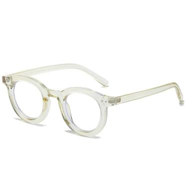 Imagem de Óculos de Sol UV400 - Cor Jelly, Oval, Transparente, Degradê, Rebites, Estilo Punk, para Homens e Mulheres, Esportes ao Ar Livre, Corrida, Ciclismo, Champagne Clear