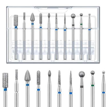 Imagem de Conjunto de 10 peças de brocas de unhas profissionais de carboneto Efile para removedor de cutículas, unhas de gel acrílico, salão doméstico, kit de cuidados com as unhas (03)