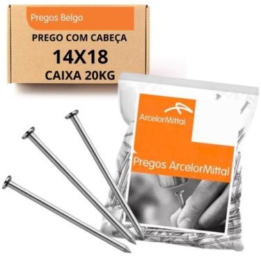 Imagem de Prego Com Cabeca 14X18 20Kg Belgo