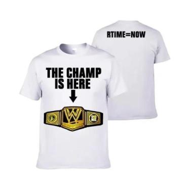 Imagem de Camiseta Estampada Unissex WWE John Cena Moda Verão Cena Do Dia Do Vit