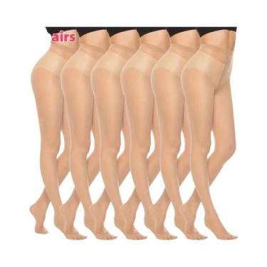 Imagem de Meia Calça Feminina Slim Fit Anti-Deslizante Em Seda Alta Elasticidade