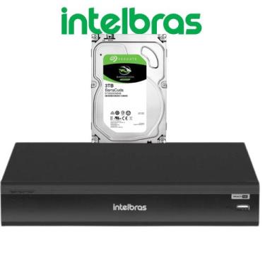 Imagem de Dvr Intelbras Imhdx 3132 Multi Hd 3TB 32 Canais Inteligência Artificia
