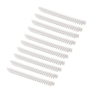 Imagem de Acouto Pente Plástico das Espinhas Obrigatórias de 10 Pces Com Capacidade de 100 Folhas & 26 Furos para a Organização Solta do Documento da Folha