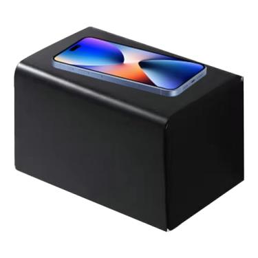 Imagem de Porta lenços de banheiro, Porta lenços higiênicos | Armazenamento de em aço inoxidável | Armazenamento quadrado do tecido do banheiro, suporte de toalha de do não-perfurador montagem na parede para o