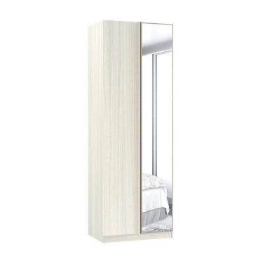 Imagem de Guarda-Roupa Solteiro Luciane Canto Reto Direito E Esquerdo Prime Plus 1 Porta Com Espelho 80 Cm