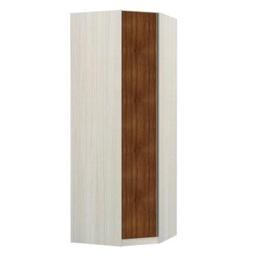 Imagem de Guarda-Roupa Modulado Canto Diagonal 1 Porta 1 Cabideiro 6 Prateleiras Prime Luciane Móveis