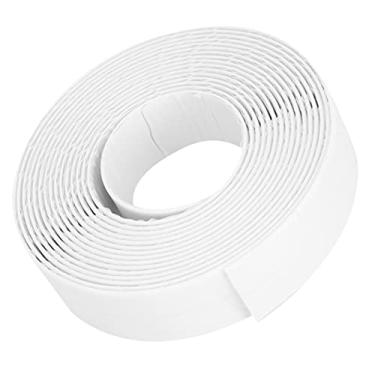 Imagem de Naroote Tira de Vedação Impermeável Branca para Lacunas de Banheiro de Cozinha, Fita Autoadesiva para Vaso Sanitário de Fogão, Tira de Lacunas de PE de 11 Pés, Largura de 2,2 Cm, para Pias, Cantos
