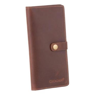 Imagem de Carteira Feminina Couro Legítimo Slim Com Porta Moedas - Ello Griff, M