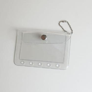 Imagem de 3 peças de compartimentos de cartão de dupla face para fichário A8 bolsos organizador carteira para agenda mini bolsa de álbum