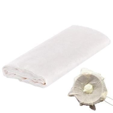 Imagem de Gaze para coar, saco de coador de gaze de algodão | Tecido de filtragem de malha fina para extração de suco de café, fermentação de laticínios, leite de nozes, iogurte comercial