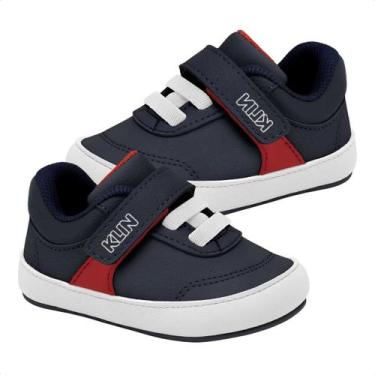 Imagem de Tênis Baby Klin Algodão Doce Calce fácil Confortável Prático -, Azul m