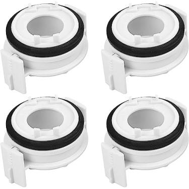 Imagem de Unifizz Pacote com 4 lâmpadas brancas H7 LED adaptador de farol suporte de plástico para BMW E46 318i E65 E90