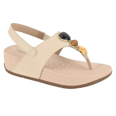 Imagem de Sandália Modare Ultraconforto Flatform Feminina (Creme, BR, Adulto, Numérico, 35)