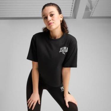 Imagem de Camiseta PUMA CLASS Relaxed Crop Feminina-Feminino