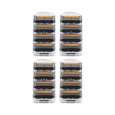 Imagem de Aparelho De Barbear Manual Masculino De 5 Camadas Com Lâmina Substituí