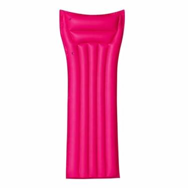 Imagem de Colchão Inflável Piscina Praia Calor Verão Adulto 1,83m (Rosa)