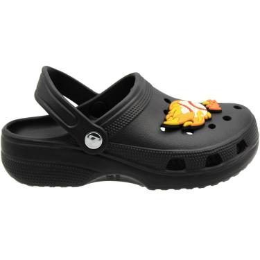 Imagem de Clog Juvenil Largo Yvate Bottons Removíveis Confortável Menino
