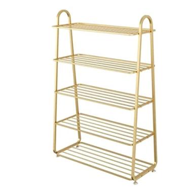 Imagem de Prateleira de sapato, organizador de sapato, suporte de sapato, prateleira de metal para armazenamento de sapatos de entrada, sala de estar, quarto, corredor, organizador de sapatos, suporte de