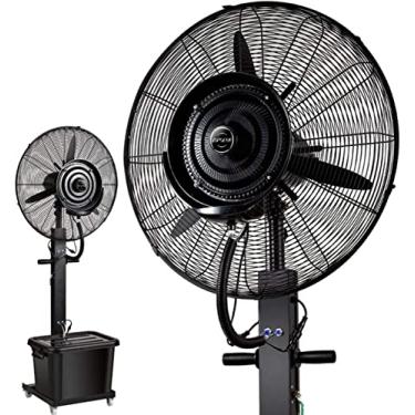 Imagem de Ventilador de atomização Ventilador de pulverização industrial Ventilador de atomização Comercial Exterior Névoa de Água Umidificação ()