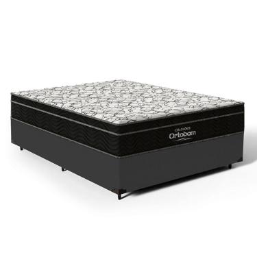 Imagem de Cama Box + Colchão de Espuma D45 Ortobom Airtech 150 Casal