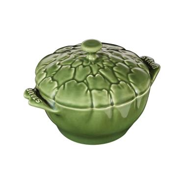 Imagem de COCOTTE STAUB ALCACHOFRA EM CERÂMICA VERDE 13CM 405003260