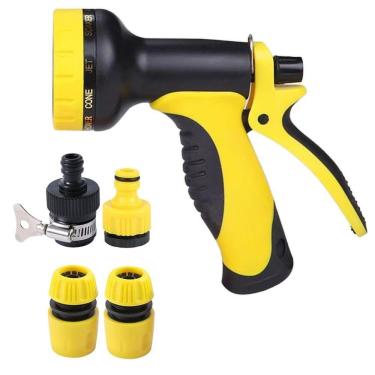 Imagem de Esguicho 8 Jatos Engate Rápido Para Mangueira Conector