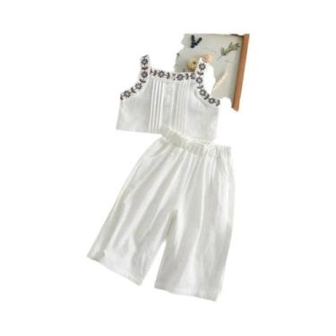 Imagem de Conjunto De Duas Peças Para Meninas, Estilo Casual De Verão Para Féria
