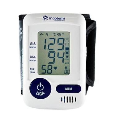 Imagem de Aparelho medidor de pressão arterial digital de pulso Incoterm MP060
