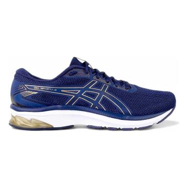 Imagem de Tenis Asics Gel Sparta 2 Azul Dourado Treino Masculino 1011B915-Unissex