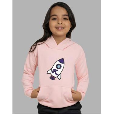 Imagem de Blusa De Frio Moletom Infantil Ketlin Moletom Youtuber, Rosa, Claro, 1